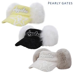 [파리게이츠] 여성 퍼 이어워머 썬바이저 521C4CP672 BJ