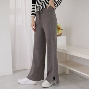 [웬디즈갤러리]밑단 옆트임 니트 팬츠 KPT113