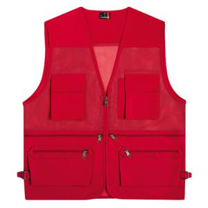 타스란 망사 조끼(LD410) 레드