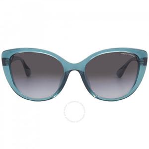 아르마니 익스체인지 그레이 그라디언트 캣 아이 여성용 선글라스 AX4111SU 82908G 54