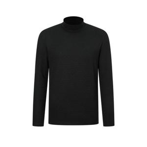 헤지스 골프 24FW 품절임박블랙 남성 자카드 하이넥 베이스 레이어 HUTS4D751BK