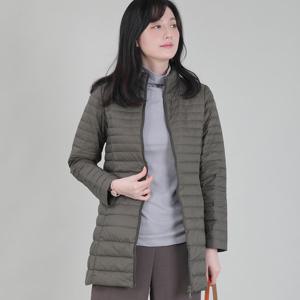 애비뉴투지 엄마옷 초경량 누빔 퀼팅 투웨이 지퍼 하프 오리털 패딩 J10024