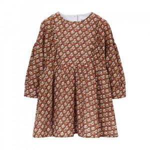 버버리 여아용 토마스 베어 프린트 코튼 드레스 8069061