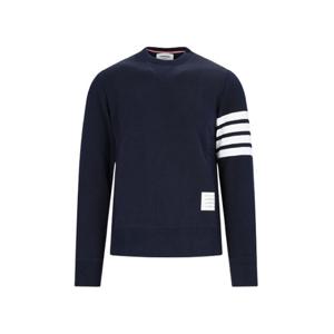 톰브라운 사선 완장 맨투맨 네이비 남성 MJT021L 00535 461