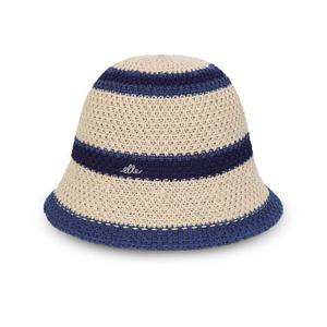 [캡텐(모자)]남녀공용 엘르 배색 둥근 벙거지 ELE3UKK012