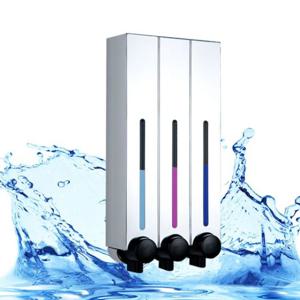 물비누디스펜서 욕실디스펜서 크롬3구