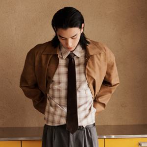 [애드호크]남성 체크 원포켓 긴팔 셔츠 HB3LS04-3_DJ