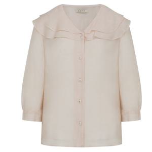 [린(의류)]케브리 프릴 블라우스(LGBLPE9800)