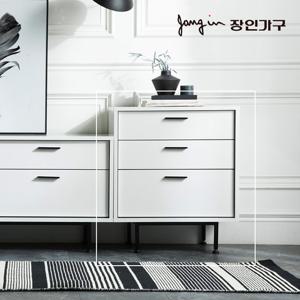 장인가구 루시퍼 화이트 600 3단 거실장