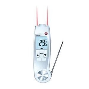 TESTO-방수 적외선 탐침온도계 TESTO 104-IR -50-250 (1EA) 식품온도계 식품용온도계 온도측정기 주방용