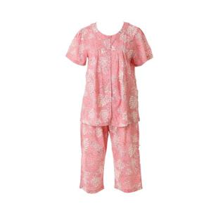 와코루 시원한 면 죽섬유 야자수나염 여성 파자마(WPA7175W)