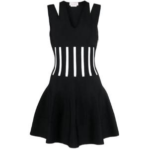 25 FW Alexander McQueen V넥 민소매 드레스 734596Q1A5G TP432156878