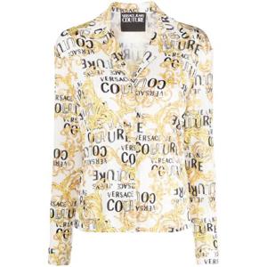 25 FW 베르사체진스꾸뛰르 로고 쿠틔르 프린트 셔츠 74HAL221JS162 TP432769384