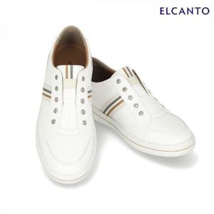엘칸토  (LCMS60U513) 남성 소가죽 밴딩 스니커즈 3cm
