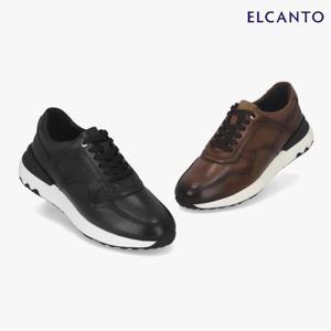 엘칸토  (LCMS04U439) 남성 소가죽 클래식 음영 스니커즈 5.3cm