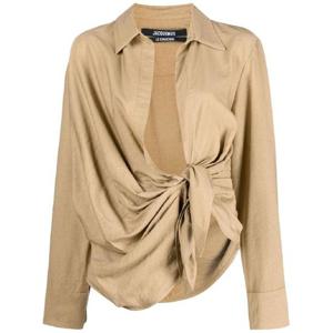 25 FW 쟈크뮈스 라 슈미즈 바히아 드레이프 셔츠 213SH0021366 TP432177047