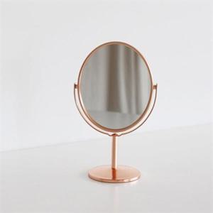 아트박스/홈앳 로즈골드 메탈 양면 탁상거울