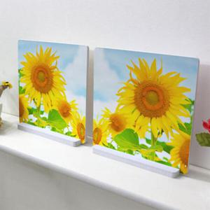 아트박스/꾸밈 ci765-스탠드액자2P_풍수재물해바라기2