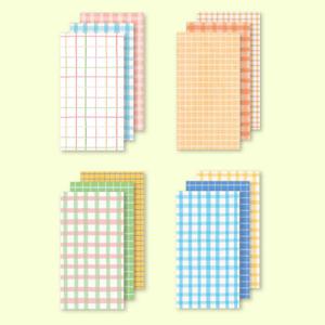 아트박스/모노라이크 트리플 메모패드 - 언매치드 프렌즈 체크