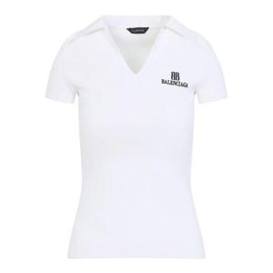 발렌시아가 반팔 티셔츠 835501T52319040 White