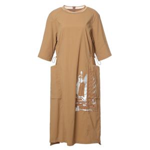 [펠리체조수니]사이드 빅포켓 라운드넥 원피스(FNMO210)