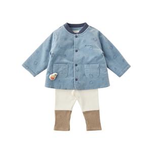 [밍크뮤]SC 선물포장(블루)드로잉버드상하복(35A1261003)2025가을겨울 어린이집등 룩 A