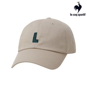 [르꼬끄] 남녀공용 시그니처 로고 볼캡 QQ323ACP74_BEG