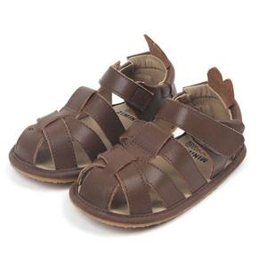 [토박스] (120-140mm) 미니위즈 위즈 샌 브라운 걸음마 샌들 신발 MZKCF2TSSA11BRO