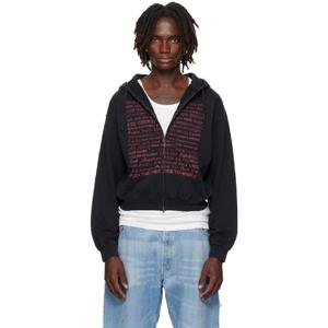 25 FW 베트멍 남성 블랙 핏 집업 후드티 252669M202013