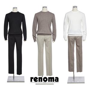 [레노마캐주얼]F/W 한정수량 양모혼방 부드럽고 깔끔한 라운드니트 3종1택 RQGPKT0345A EK365
