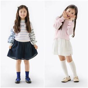 [타미힐피거칠드런TD] 테이프 자수 스커트 2컬러 (T42F6TSC100GT1)