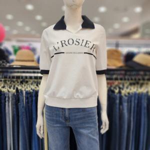 [조이너스]여성 브랜드 24신상 카라넥 면 여름 반팔 티셔츠JEU5W