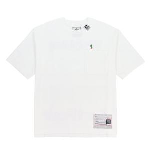 미하라 야스히로 남성 DUCK 자수 반팔 티셔츠 A13TS631 WHITE