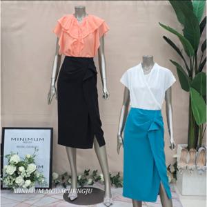 [미니멈]MD 언발 핀턱 밴딩 스커트 MD MMZBGWS4880 M_CJ