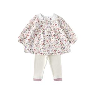 [밍크뮤]SC 선물포장(핑크)수채화플라워상하복 (35A1361003) 2025가을 어린이집등 룩 상하복 A