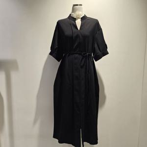 [나인스텝]차이나 넥 트임 원피스N25NO5301