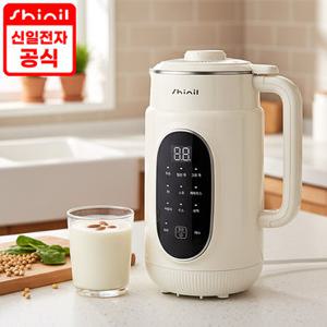 (기간한정특가+상품평이벤트) 신일 1350ml 대용량 스테인레스 두유제조기 이유식 메이커