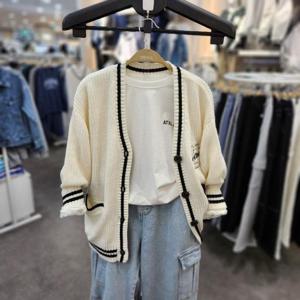 유솔 sh06 여아 하찌조직 루즈핏 가디건2 ULCK25151