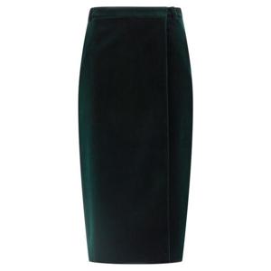 생로랑 미디 스커트 826769 Y580T3181 GREEN