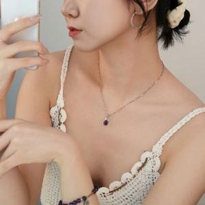 NS066N 자수정목걸이 시후주얼리 실버925 탄생석 2월