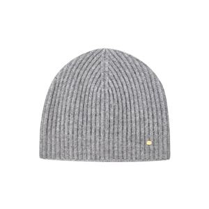 [헤지스]HIHE5F501G2_여성 그레이 로고장식 울캐시미어혼방 비니