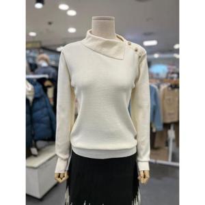 오조크 세이브존01 사선 버튼 카라 니트 HOTSCWC512P