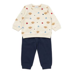 [블루독베이비8] FW25(IV) 도기 상하세트 HJ (45C7067204) (BLUEDOG BABY 유아 출산 백일 선물 도트 강아지