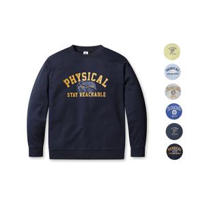 [폴햄]남성) 간절기 소프트테리 그래픽 맨투맨  PHF1TR1020