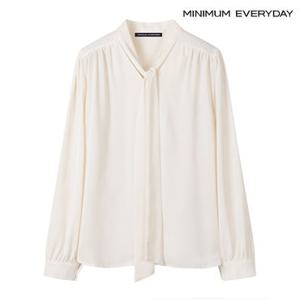 [백화점]미니멈 에브리데이 타이넥 셔링 긴팔 블라우스 (EB3BA022D)