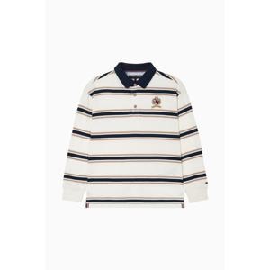 인터록 스트라이프 럭비 티셔츠 T42F7KKT510BT1