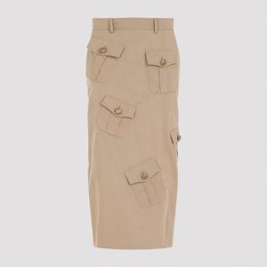 모스키노 롱 스커트 242D01155420 0081 NUDE NEUTRALS