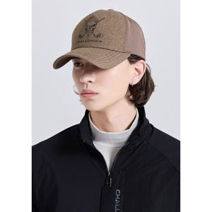 [챌린저]남성 울터치 스컬 로고 볼캡 베이지_CHE3MCP5381BE_IC