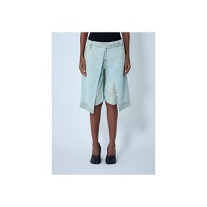 25 FW 키코 코스타디노브 x Levis 여성 카리나 에이프런 쇼츠 kil0260004wht