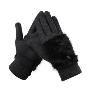 [마스터바니에디션] (421E4GV201)여성 바니 심볼 퍼 블록 울 블렌드 양손 장갑